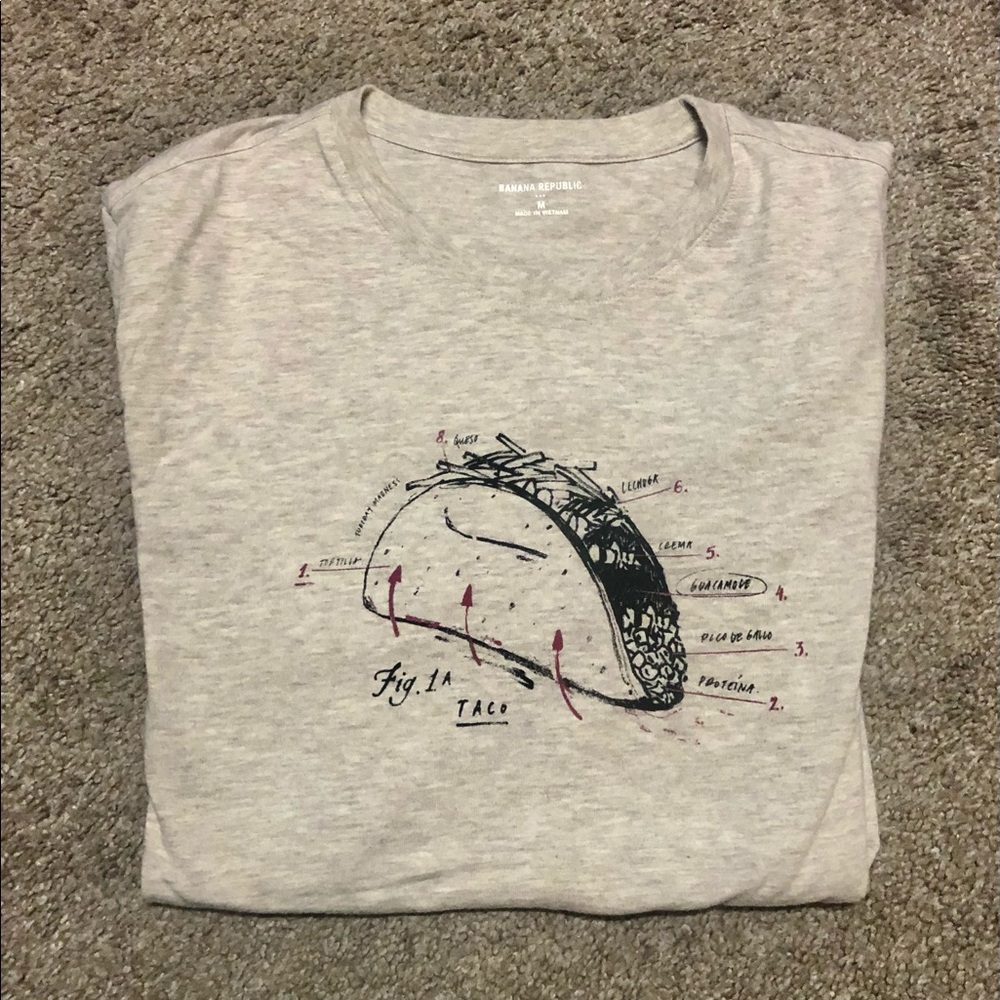 Banana Republic Mens Summer Taco T-shirt - Med